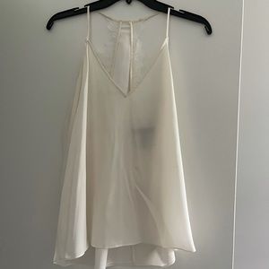 BCBG white blouse